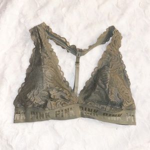 Victoria’s Secret Pink Lace Halter Bralette